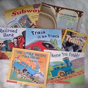 Scholastic Books Train Themed